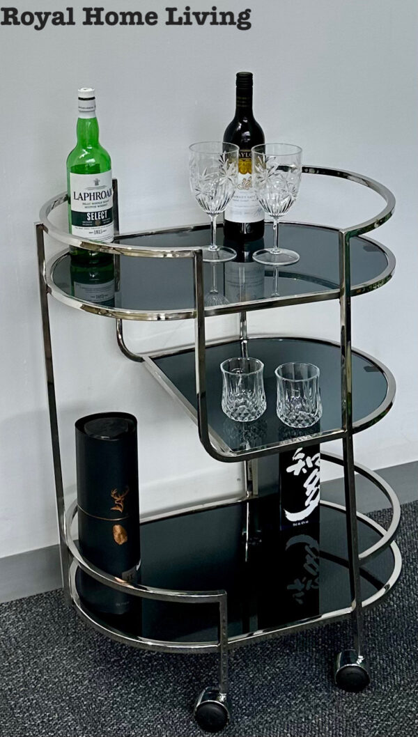 NEW YORK BAR CART SILVER