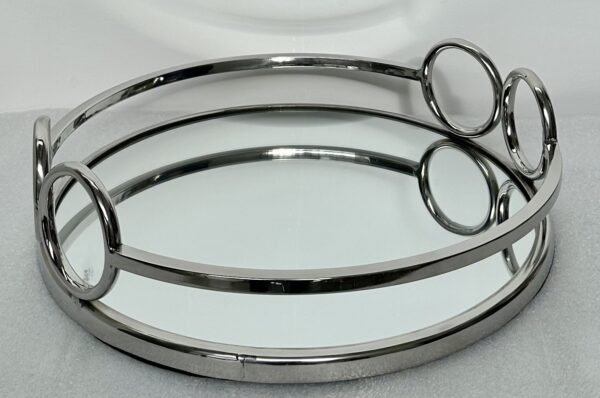 SILVER TRAY ROUND MEDIUM 35CM